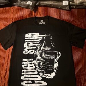 Black “Awful Lot of Cough Syrup” T-Shirt Size Large